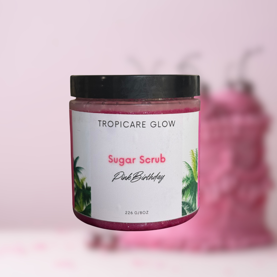 Pink Birthday Sugar Scrub