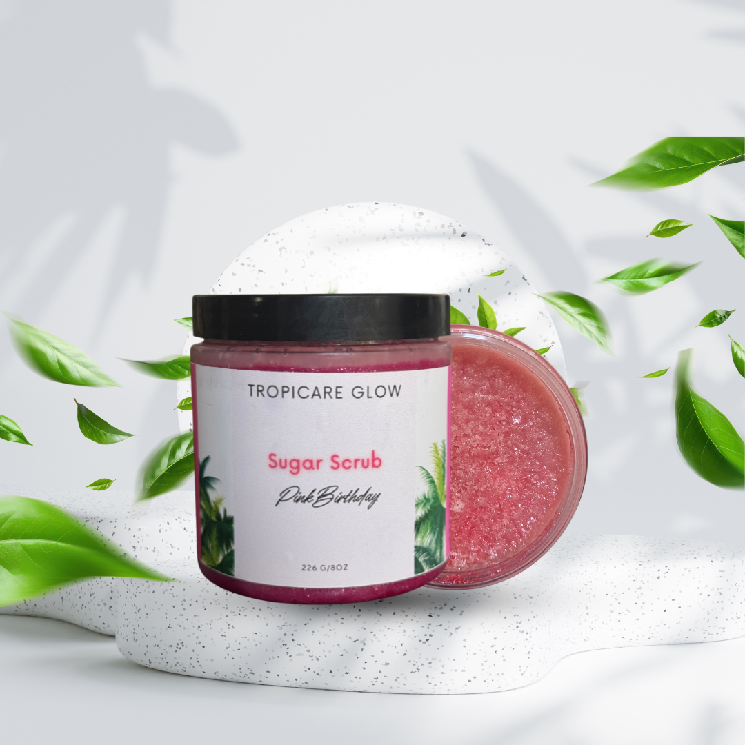 Pink Birthday Sugar Scrub